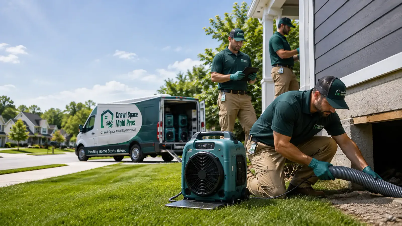 Crawl Space Mold Removal in Queenstown, MD